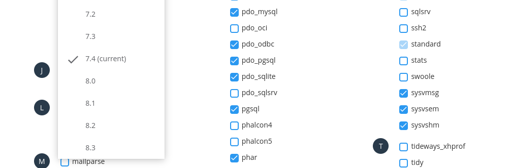PHP selector