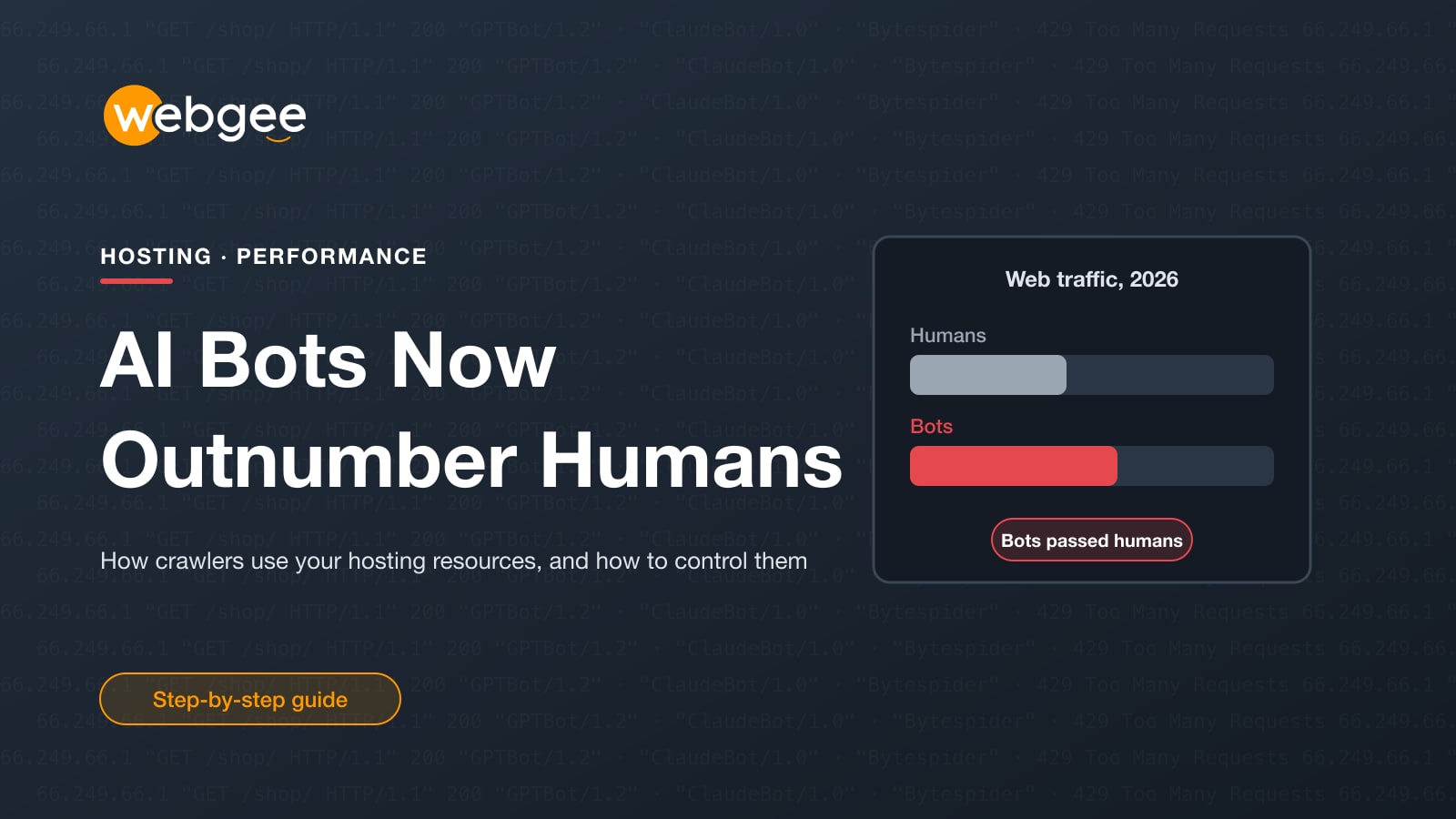 AI Bots Now Outnumber Human Visitors: How Crawlers Use Your Hosting Resources and How to Control Them